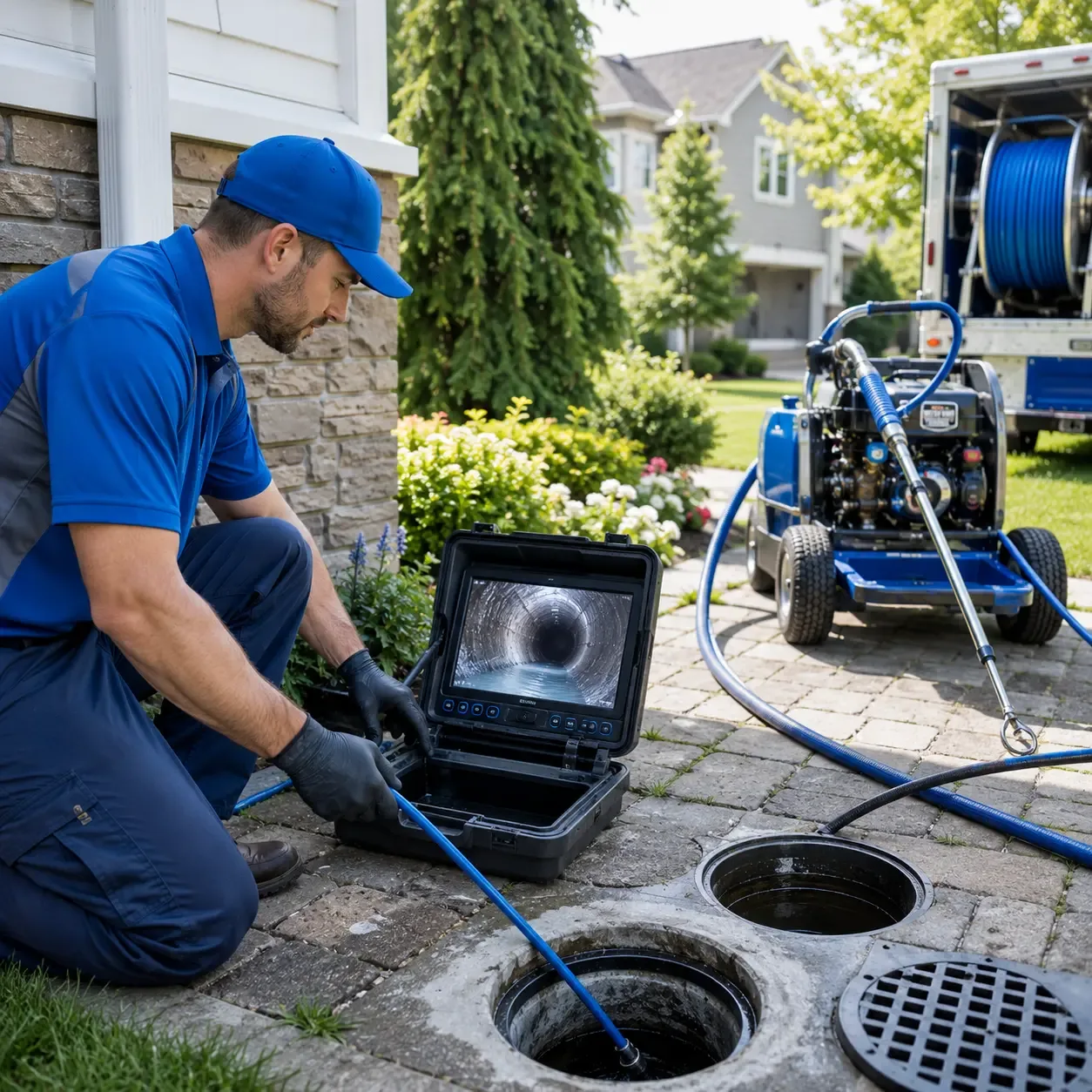 Outdoor drain cleaning professionals serving Brentford, SD