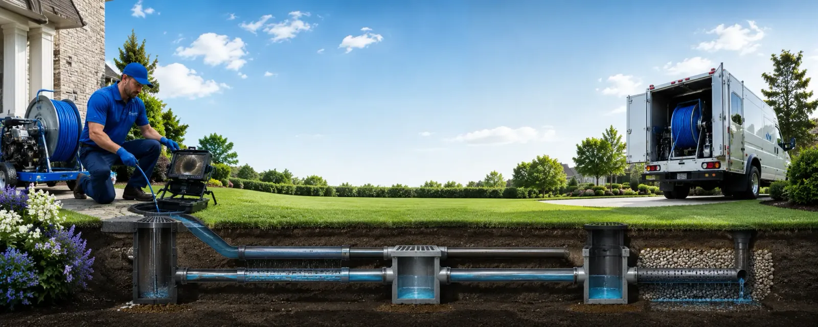 Outdoor drain cleaning information for Brentford, SD